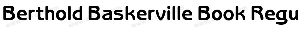 Berthold Baskerville Book Regular字体转换